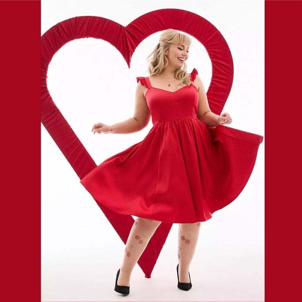 Torrid - Retro Chic Cherry Rhinestone Tights - Picture 11 of 12